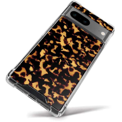 Tortoise Shell Google Pixel 8a Clear Case